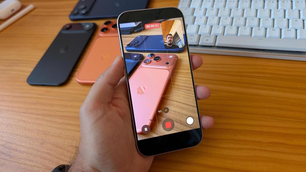 Grabación dual en el iPhone 17