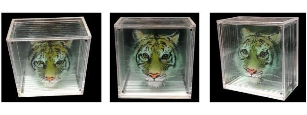 Obra holográfica impresa en 3D