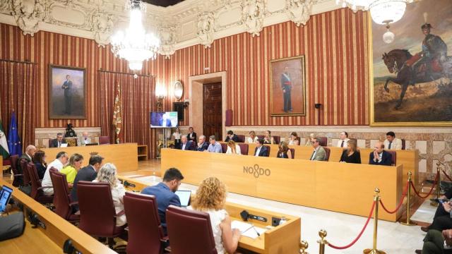 El Pleno del Ayuntamiento de Sevilla.