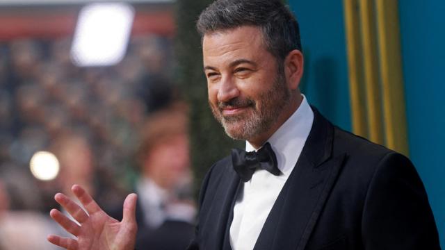 El presentador Jimmy Kimmel en la gala de los Emmy de 2022.