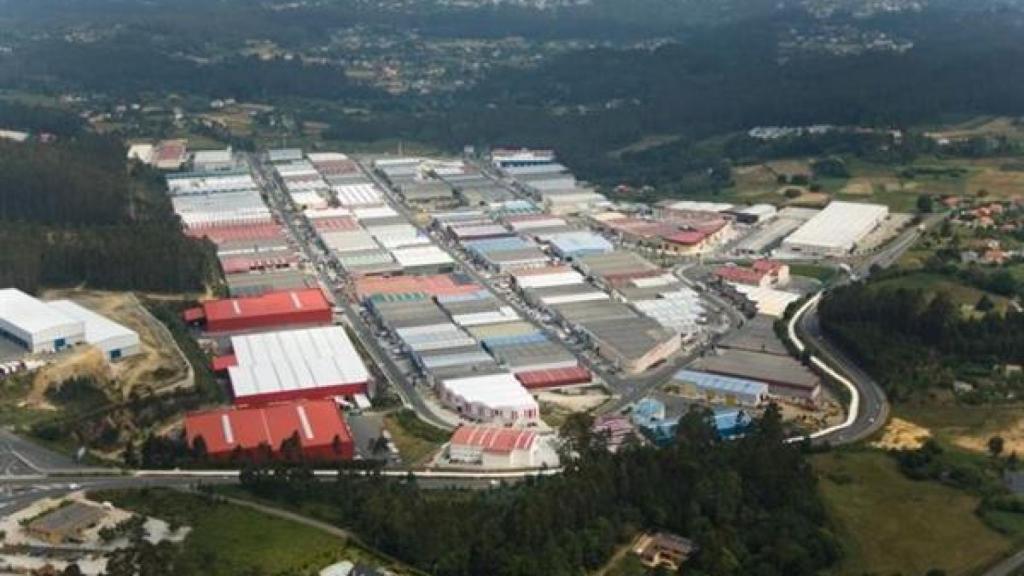 Imagen aérea del polígono industrial.