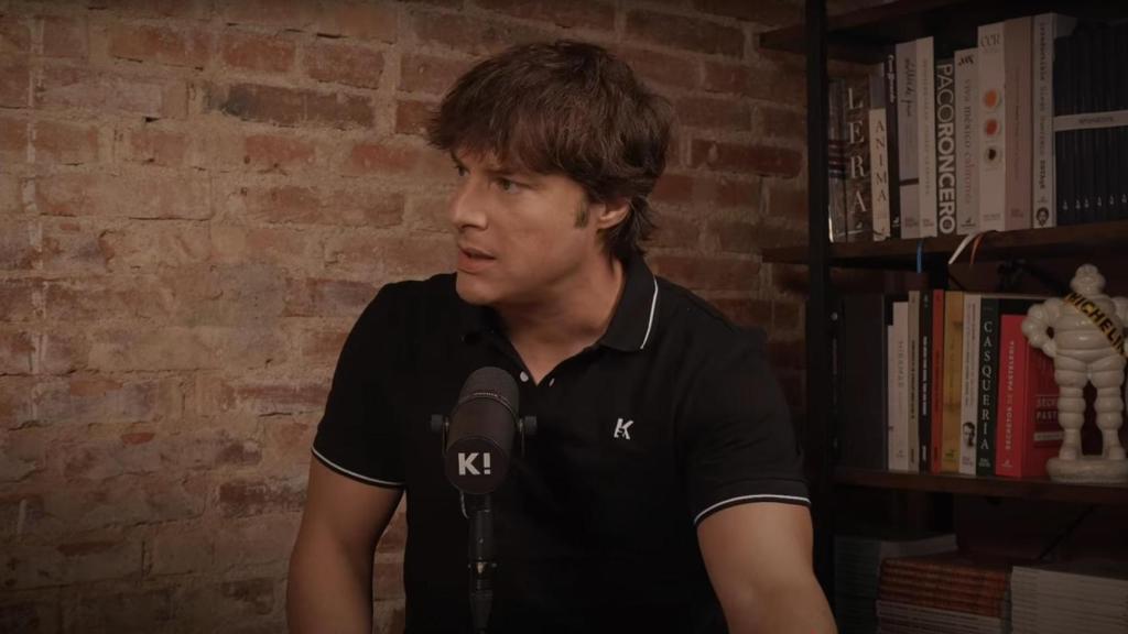 Jordi Cruz en el pódcast 'Se me antoja'.