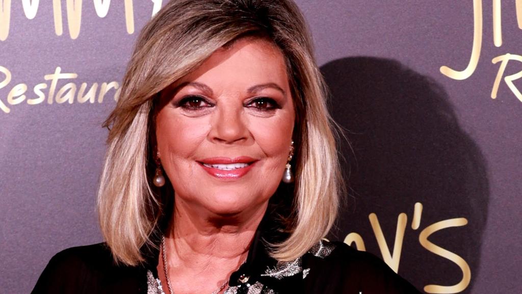 Terelu Campos este pasado miércoles, día 17, en el photocall de su 60º cumpleaños.