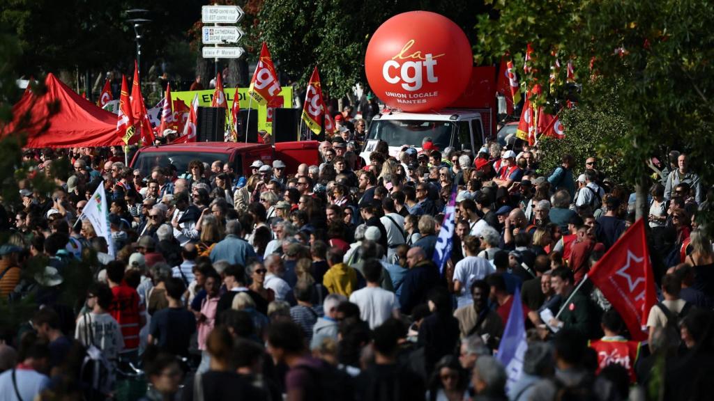 Movilizaciones en Francia contra los recortes planteados por el Gobierno.