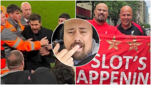 El aficionado del Liverpool que hizo enloquecer a Simeone en Anfield