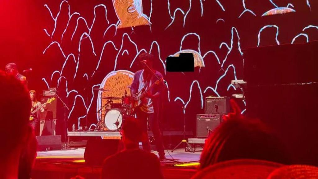 Error en un concierto.