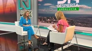 María Márquez, este jueves en una entrevista en Canal Sur.