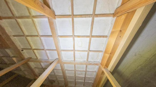 Humedades encontradas en las pinturas de Sijena en el MNAC