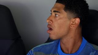Jude Bellingham, en el banquillo del Real Madrid