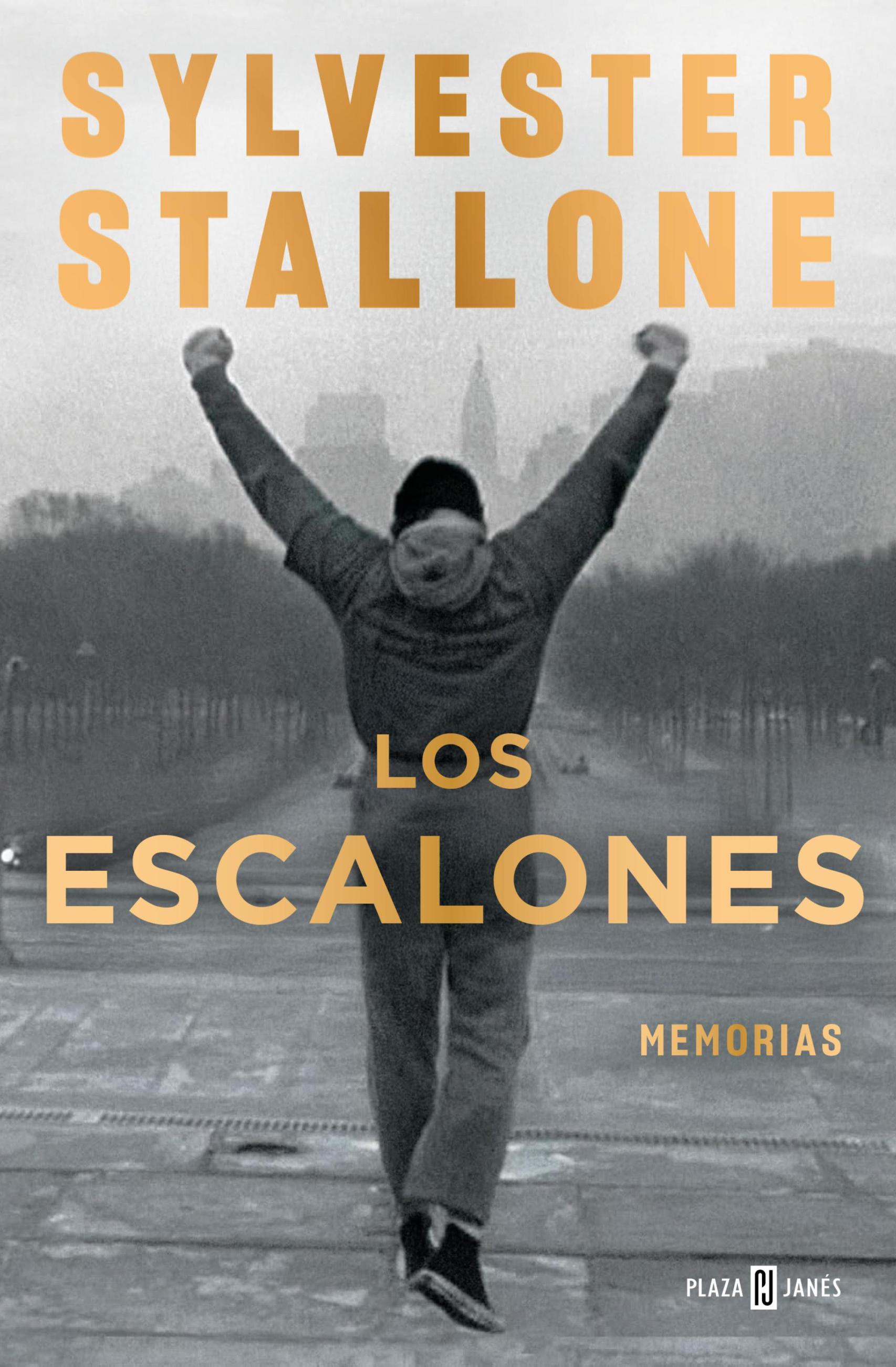 Portada de 'Los escalones', de Sylvester Stallone