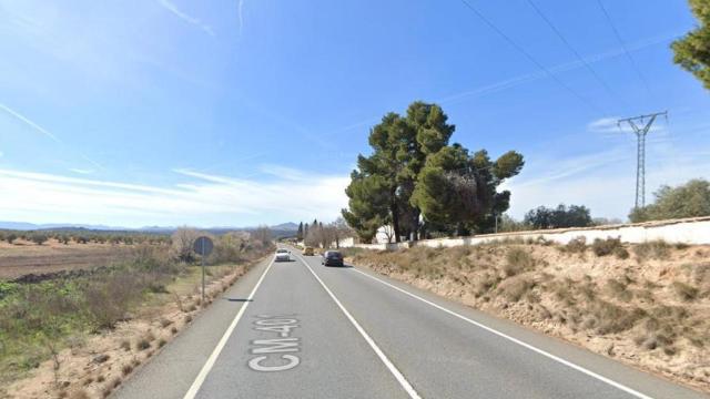 Recta de la CM-401 dentro del término municipal de Toledo.