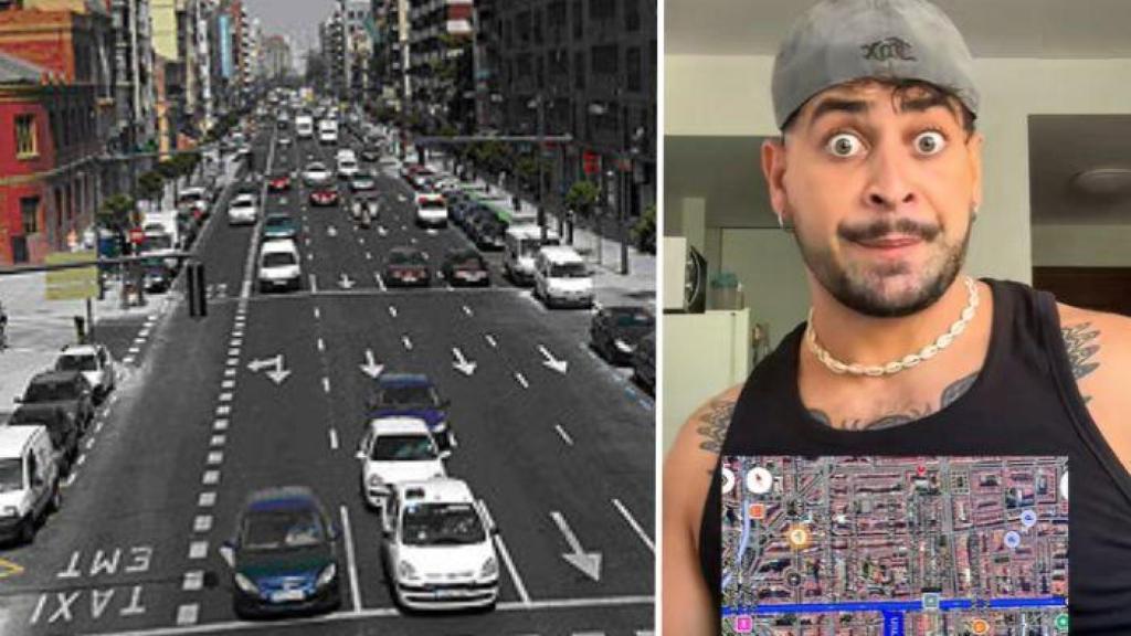 Un joven de Valencia denuncia que algunas calles de la ciudad engañan con su nombre: La paz que hay es la que te quitan