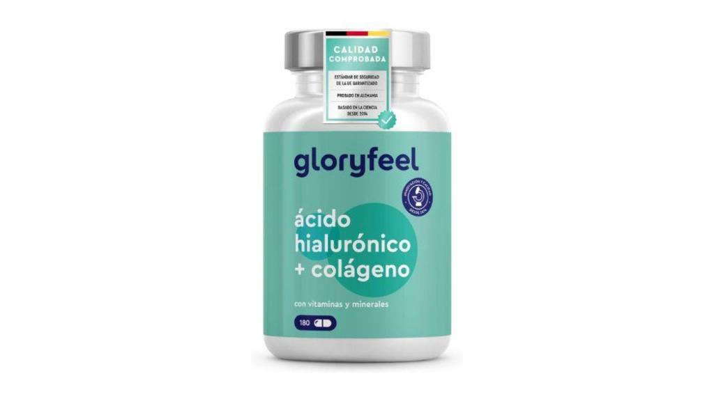 Suplemento de colágeno + ácido hialurónico Gloryfeel
