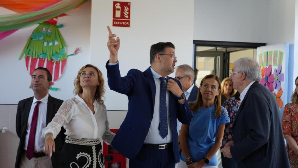 Visita de Amador Pastor al CEIP ‘Rosa Chacel’ de Illescas.