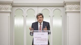 José Luis Escrivá, gobernador del Banco de España, durante la presentación del programa de puertas abiertas de la institución.