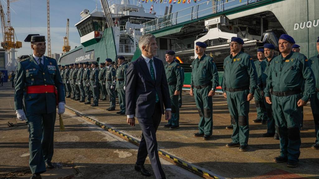Marlaska preside la entrega del Duque de Ahumada, el nuevo buque oceánico de la Guardia Civil