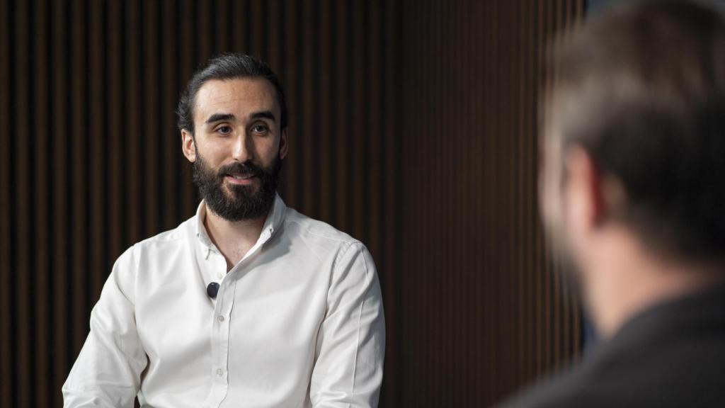 Daniel Muñoz, director de Estrategia de EL ESPAÑOL, durante el diálogo sobre inteligencia artificial.