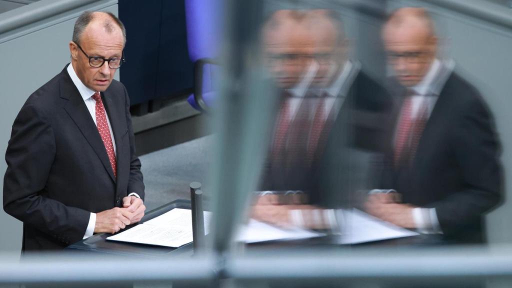 Friedrich Merz, esta semana, en el Bundestag.