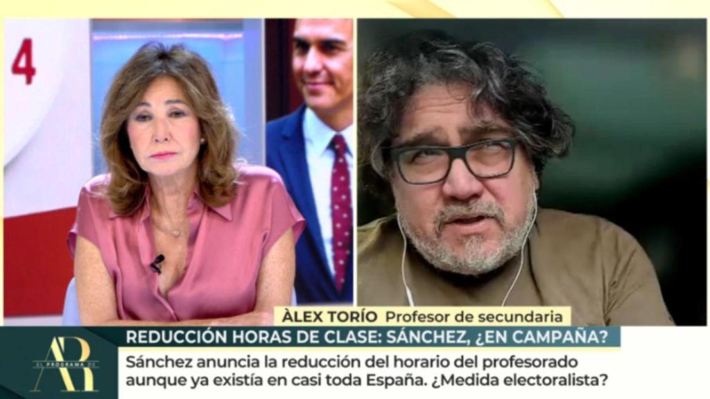 Àlex Torío en el 'Programa de Ana Rosa'