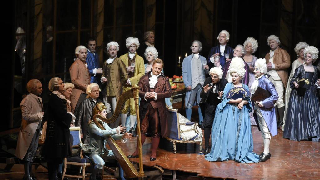 Un momento de la ópera 'Andrea Chénier'. Foto: E. Moreno Esquibel