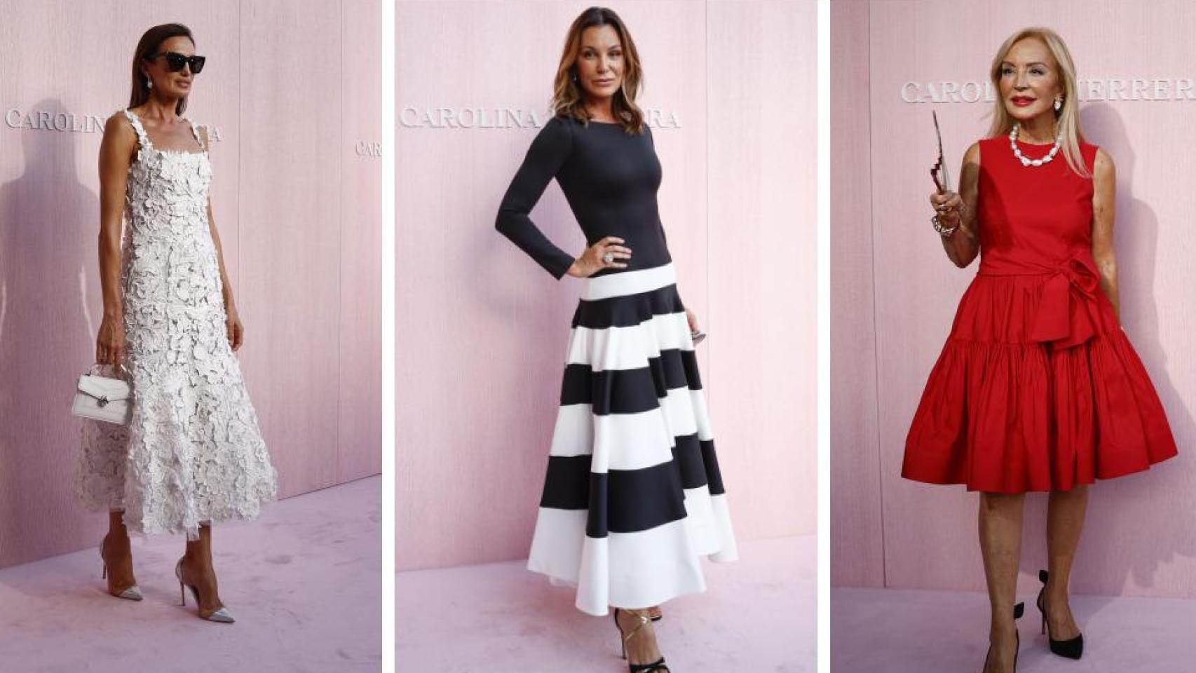 De Nieves Álvarez y Mar Flores a Carmen Lomana: elegancia y glamour en el desfile de Carolina Herrera en Madrid