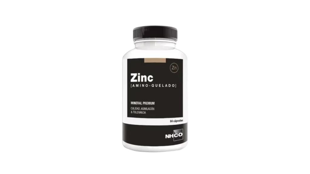 NHCO Zinc 56 cápsulas disponible en A5 Farmacia  de Gema Herrerías. Su precio es de 16,90 euros