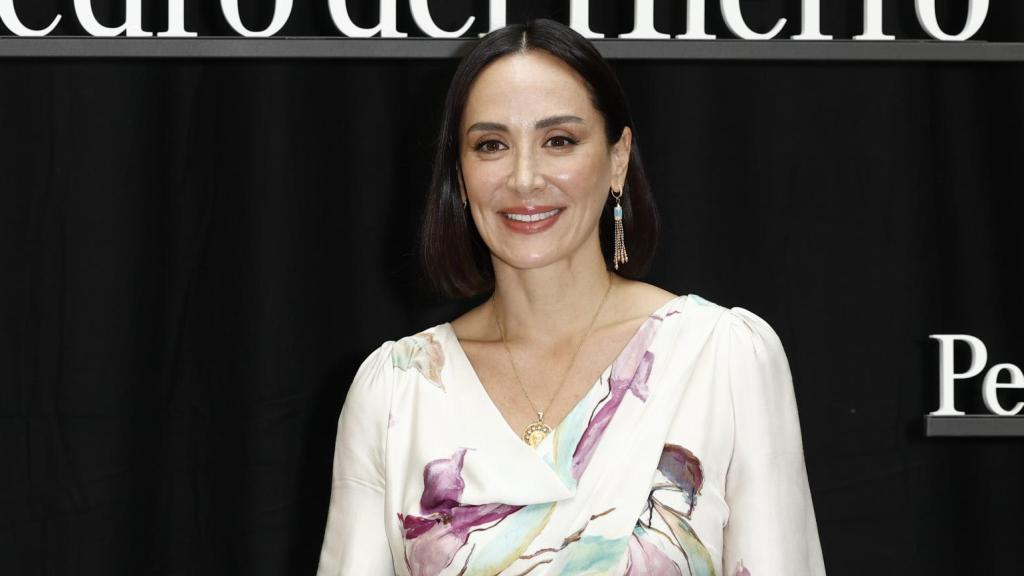 Tamara Falcó en el desfile del diseñador Pedro del Hierro.