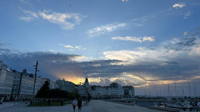 La Marina de A Coruña en un día de septiembre soleado