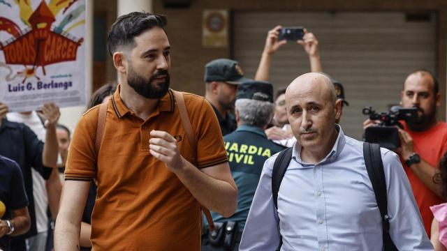 Miguel Polo, a su llegada este viernes a los juzgados de Catarroja. Rober Solsona / EP