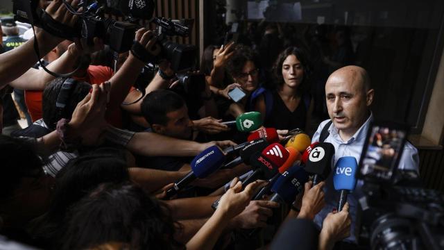 El presidente de la CHJ, a su llegada este viernes a los juzgados de Catarroja. Rober Solsona / EP