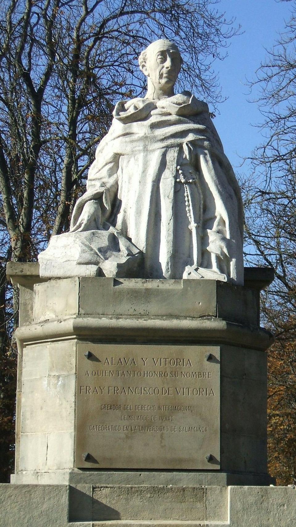 Monumento a Francisco en Vitoria.