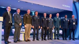 Ponentes del panel sobre seguridad y defensa espacial