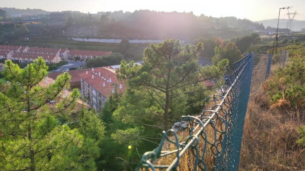 Zona de A Zapateira, junto a la residencia Rialta, por la que transcurriría un extremo del futuro vial 18.