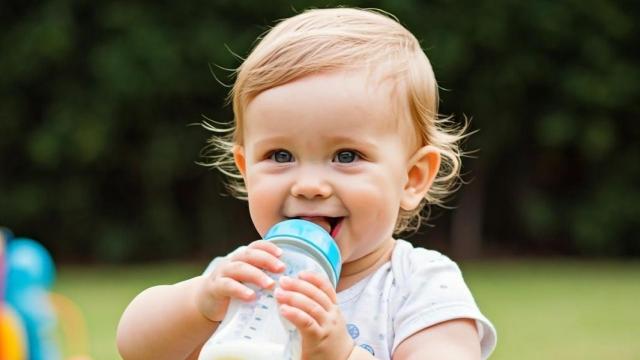 Imagen de un bebé sonriendo.