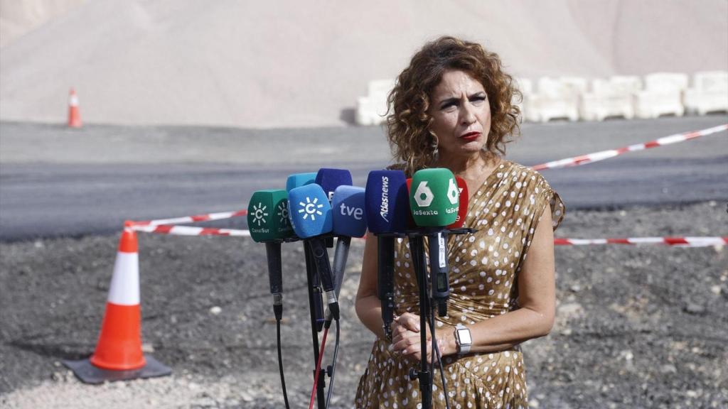 María Jesús Montero, este viernes en Córdoba.