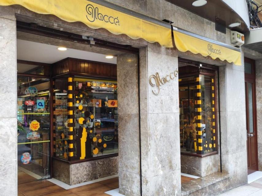 Exterior de la confitería Glaccé en la calle Menéndez y Pelayo de A Coruña.