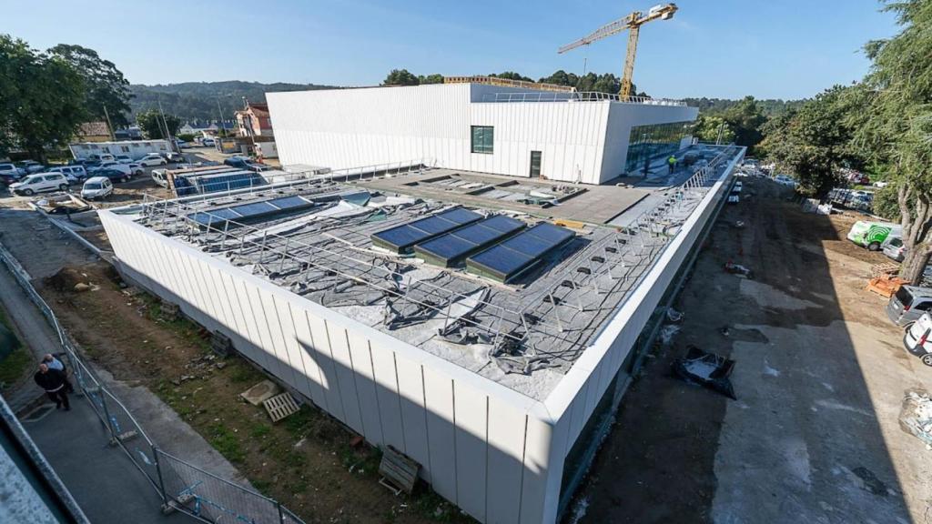 Obras en el Centro de Protonterapia de Galicia.