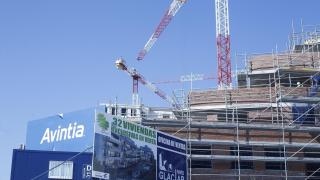 Viviendas en construcción.