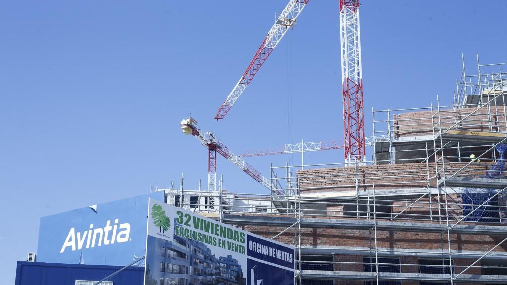 Viviendas en construcción.