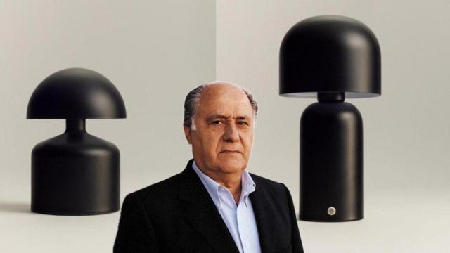 Las lámparas de Lefties y Amancio Ortega.