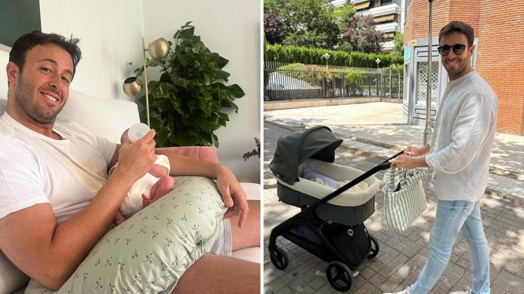 Matías Prats jr. y su hijo, Matías.