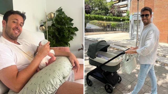 Matías Prats jr. y su hijo, Matías.