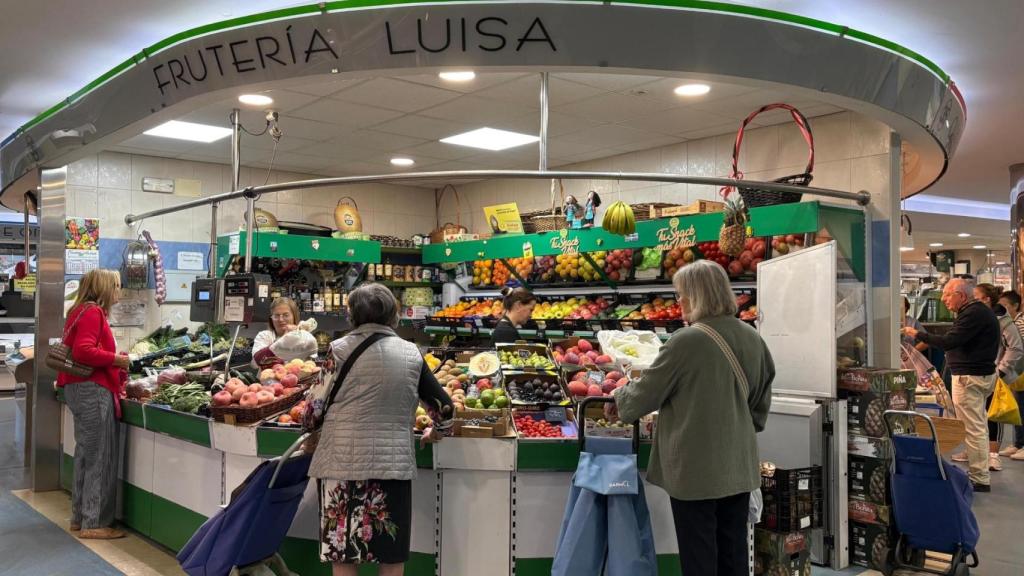 Frutería Luisa, uno de los negocios más antiguos.