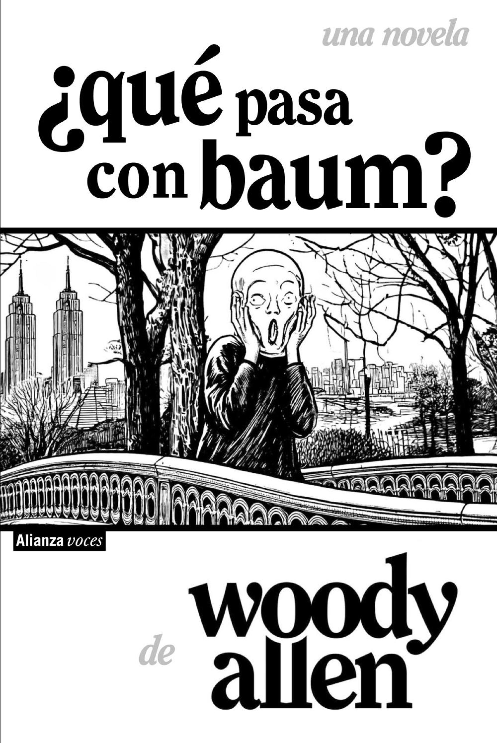 Portada de '¿Qué pasa con Baum?', de Woody Allen