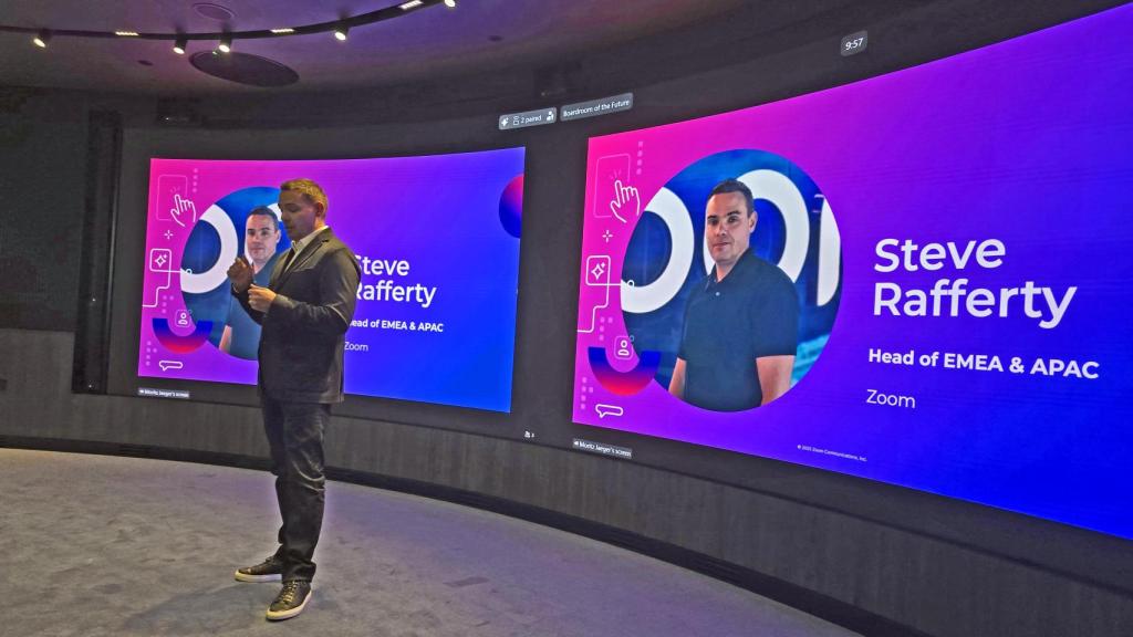 Steve Rafferty, jefe de EMEA y Asia-Pacífico de Zoom.
