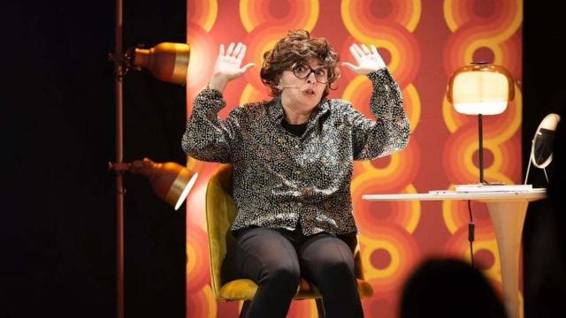 Marisol Aznar en su espectáculo ¡Madre mía!