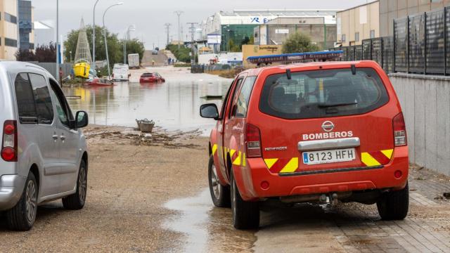 Daños en el Polígono industrial de Toledo por la DANA de hace dos años.