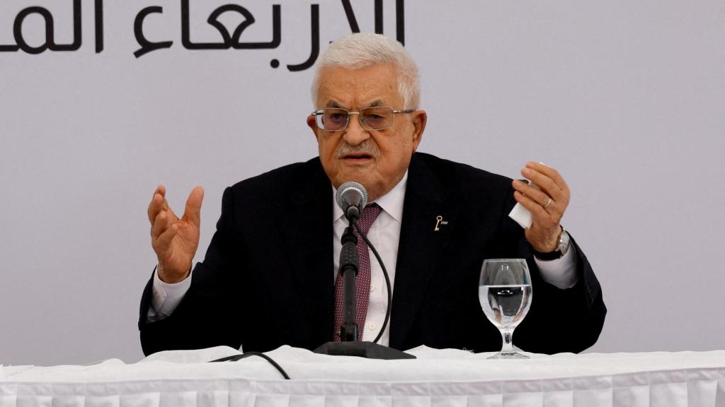 El presidente palestino Mahmud Abás.