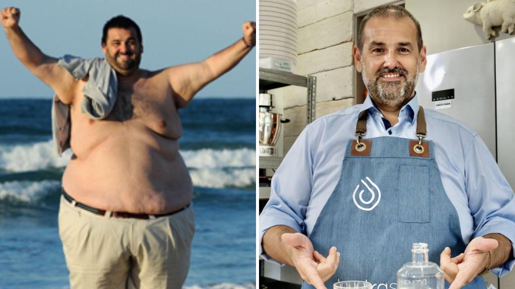 El chef David de Jorge (54), que perdió 140 kilos en cinco años