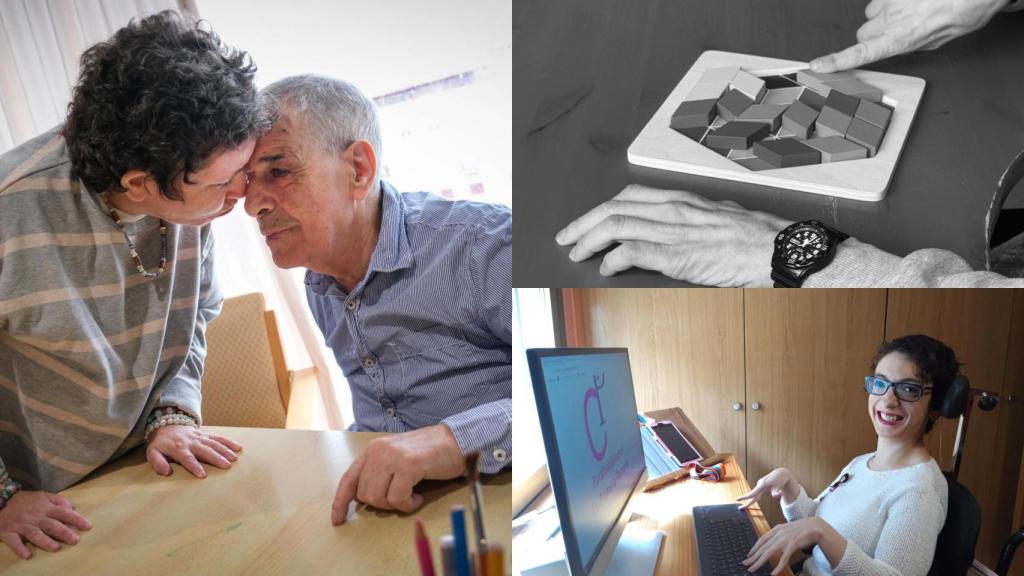 Bloque de desarrollo personal de la exposición de Aspace sobre envejecimiento y parálisis cerebral